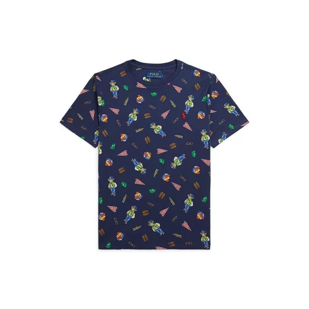 NWT POLO RALPH LAUREN BIG Boys  M L XL T shirt  POLO BEAR VARSITY PRINT